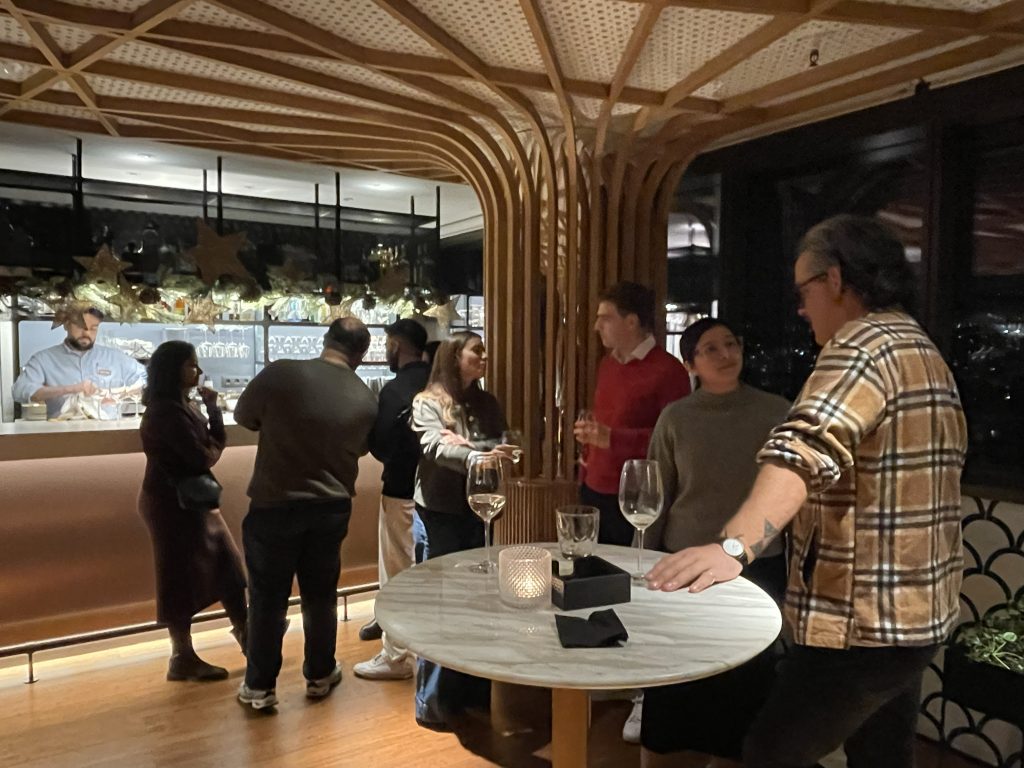 REDI fellows gather for a networking dinner